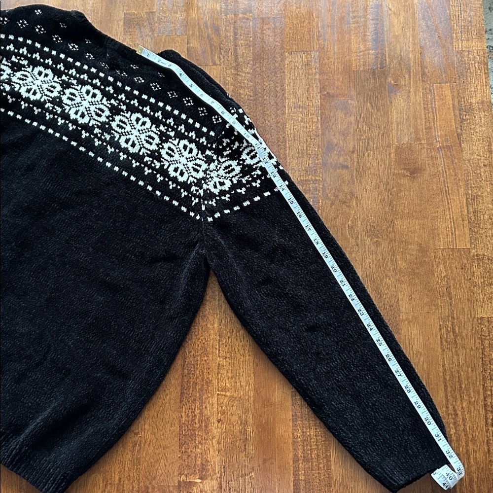 Alfred Donner womens cozy knit winter ice skating full zip cardigan sweater 2X - Picture 8 of 8